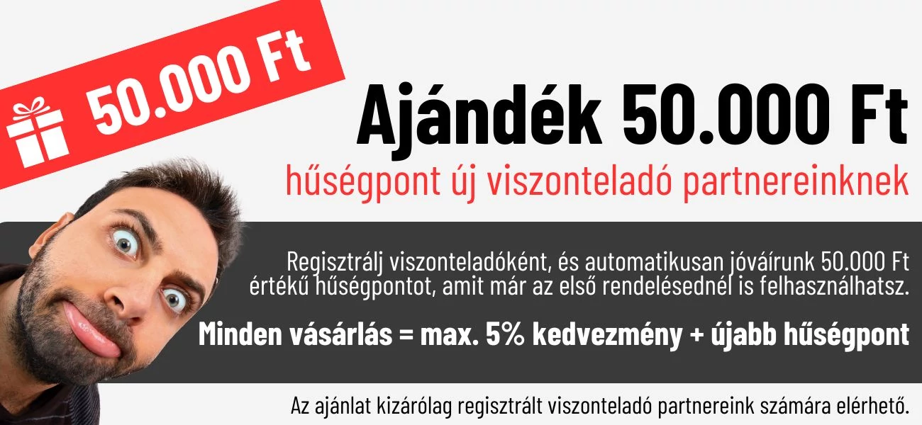Ajándék 50.000 Ft hűségpont