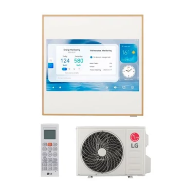 LG A09GA2 ARTCOOL GALLERY LCD oldalfali split klíma szett(R32; 2,6 kW)