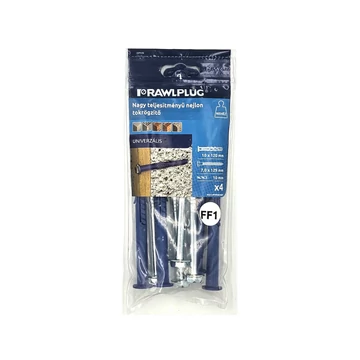 Rawl FF1 10x100 peremes dübel, HLF peremes csavarral (TORX) (6db/csomag)