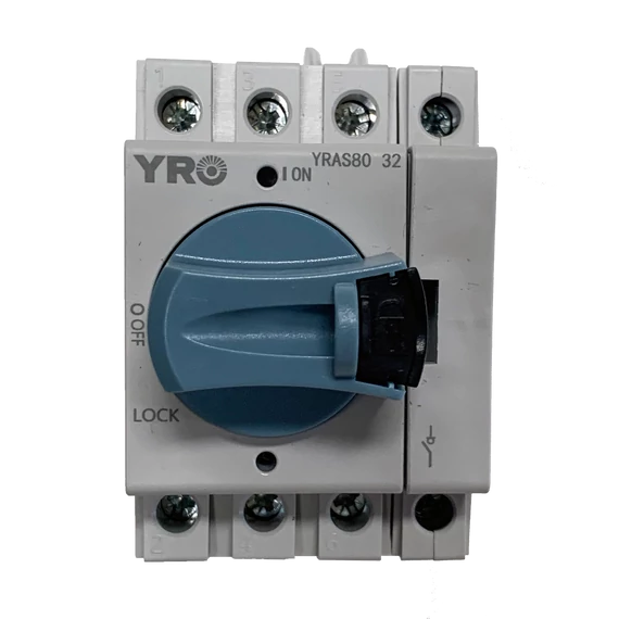 YRO szakaszoló kapcsoló 4P 32A 400V AC