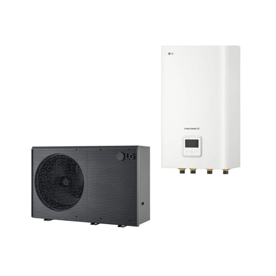LG HM093HFX Therma V monoblokk hőszivattyú hidromodul egységgel (R290, 9kW, 3 fázis)