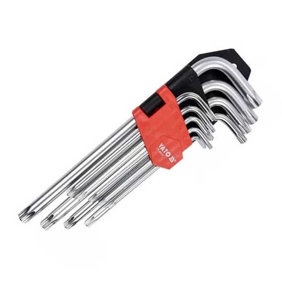 YATO YT-0511 Torx kulcs készlet 9 részes CrV T10-T50 