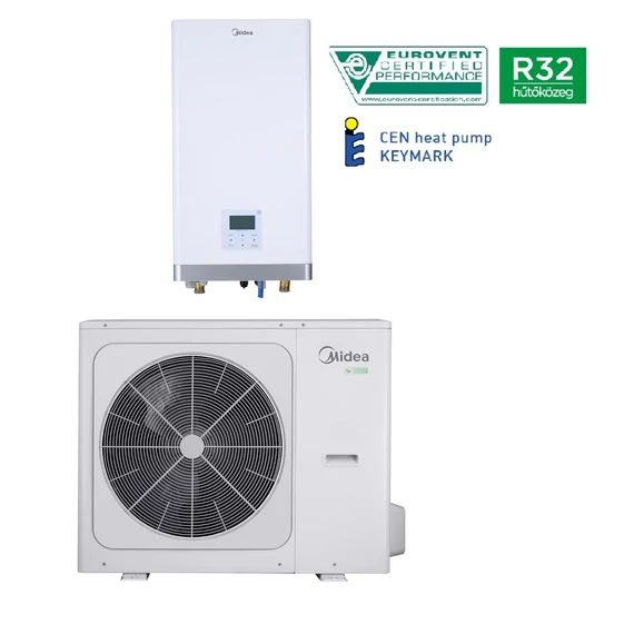 Midea MHA-V10W/D2N8-B M-Thermal osztott hőszivattyú (R32, 10 kW, 1 fázis)
