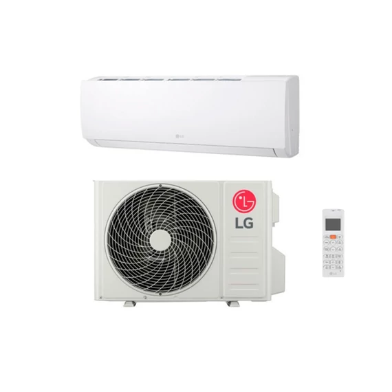 LG W12TE DUAL PRO oldalfali split klíma szett (R32, 3,5 kW)