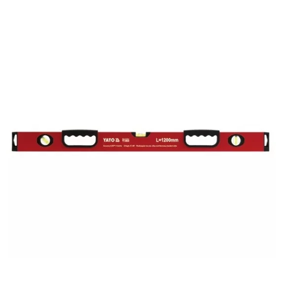 YATO YT-3025 Vízmérték 3 libella 2 fogantyú 1200 mm