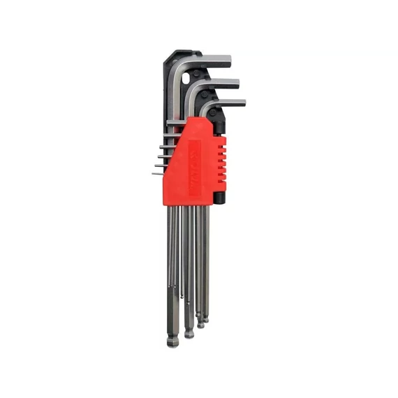 YATO YT-0506 Imbuszkulcs készlet 9 részes CrV 1,5-10 mm