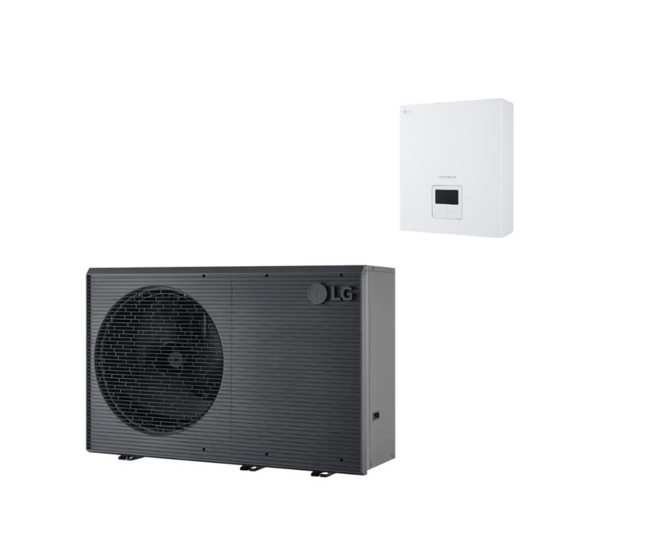 LG HM123HF Therma V monoblokk hőszivattyú vezérlő egységgel (R290, 12kW, 3 fázis)