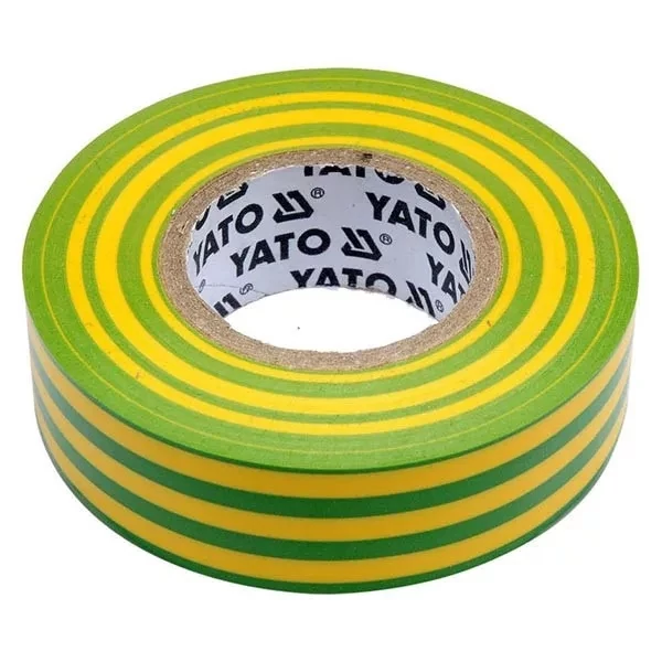 YATO YT-81655 Szigetelőszalag 19 x 0,13 mm x 20 m zöld-sárga