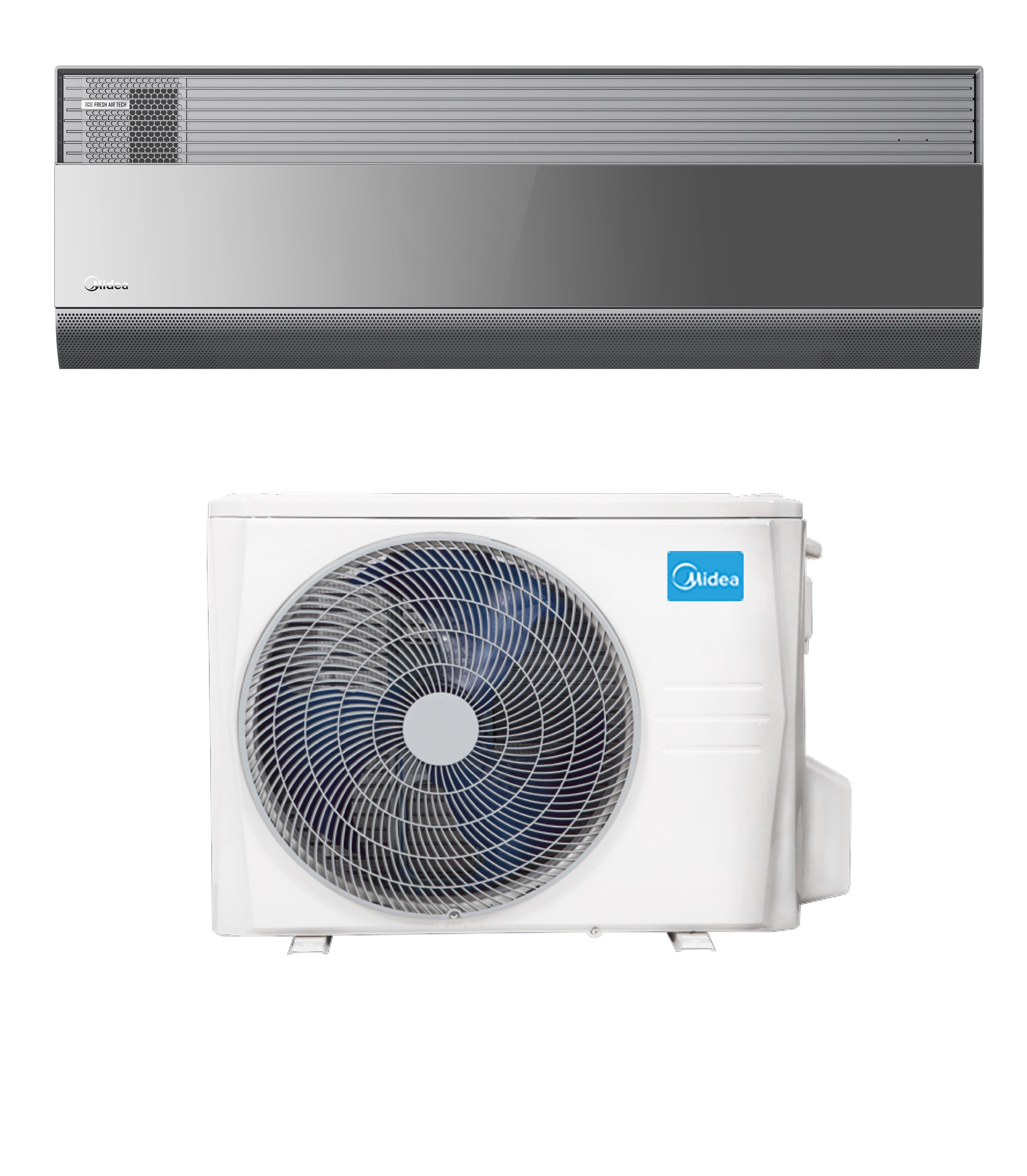 MIDEA Gaia split klíma szett SZÜRKE BELTÉRIVEL MGA-09-GREY-SP (R32, 2,6kW)