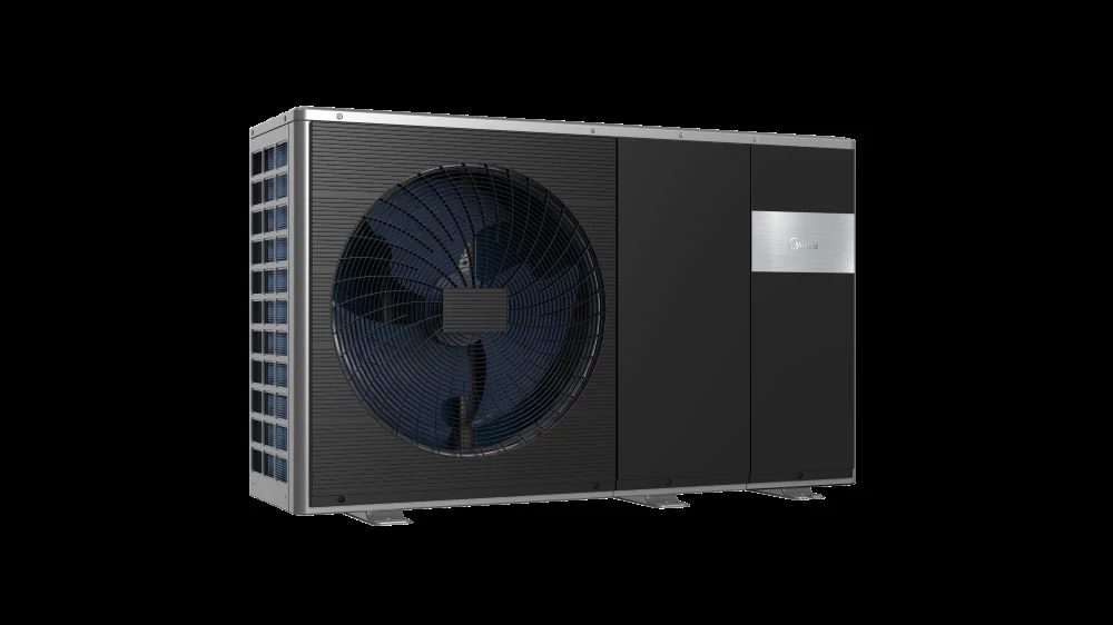 Midea MHC-V10W/D2N8-B2E30 monoblokkos hőszivattyú M-Thermal (R32, 10 kW, 1 fázis, fűtőbetét 3 kW, fekete)