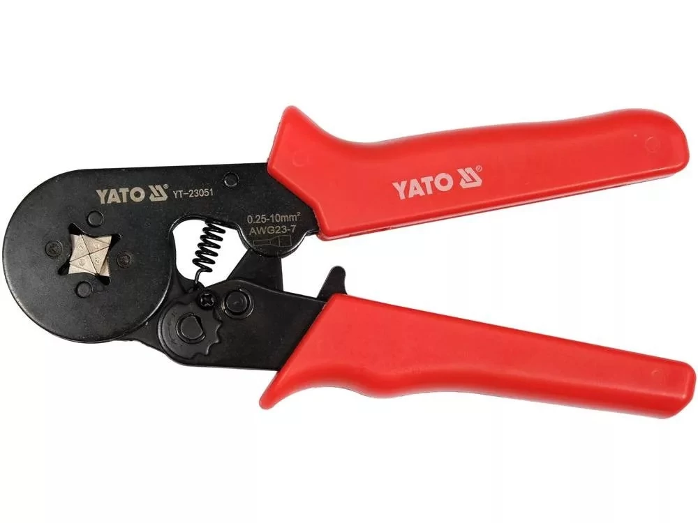 YATO YT-23051 Krimpelő fogó 0,25-10 mm2 175 mm