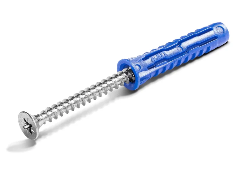 Rawl 6x50mm 4ALL nagyteljesítményű nylon dübel   Süllyf. csavar 4,5x60mm (8db/csomag)