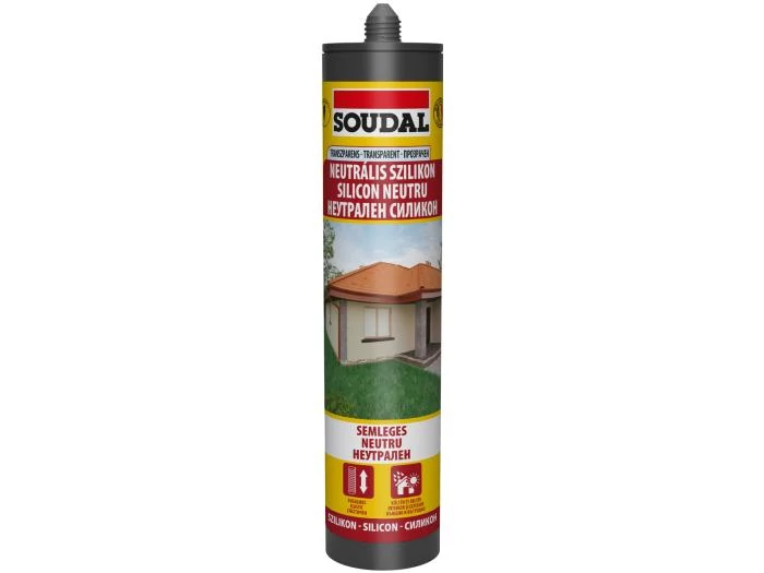 SOUDAL Neutrális szilikon-transz/280ml